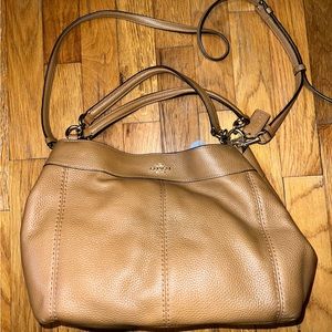 COACH tan bag